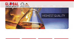 Desktop Screenshot of globallubricant.com